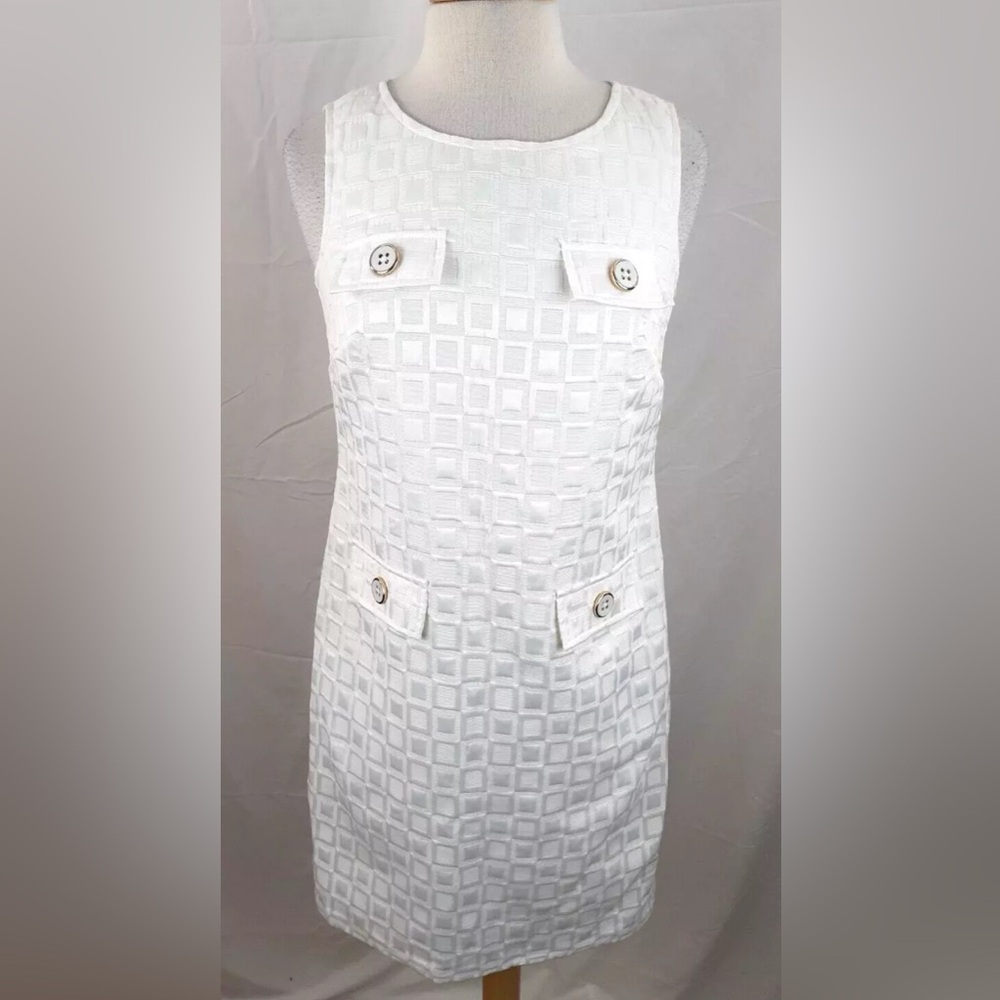 Liz Claiborne White Sheath Dress